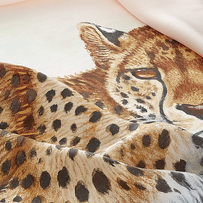 Acinonyx Jubatus wash scarf 140 | Hermès Australia